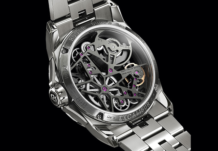 ROGER DUBUIS羅杰杜彼王者系列鈦金屬單擺輪腕錶
