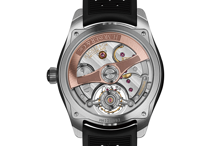 亨利慕時H.MOSER & CIE 開拓者陀飛輪北極藍腕錶