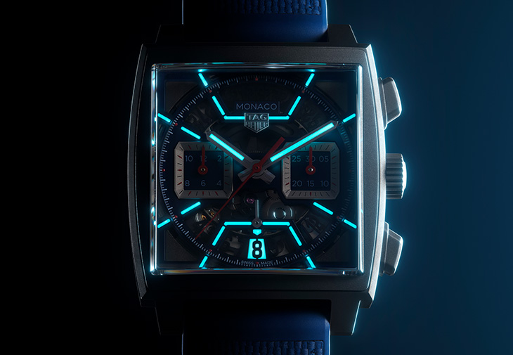 TAG Heuer Monaco Chronograph鏤空計時腕錶