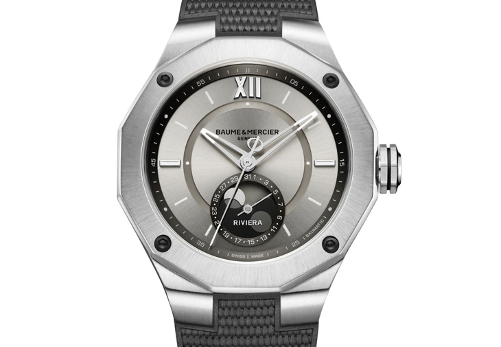 BAUME & MERCIER利維拉Baumatic月相腕錶