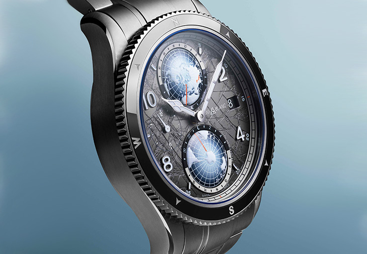 MONTBLANC萬寶龍1858系列Geosphere世界時間零氧腕錶The 8000