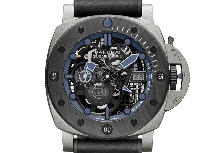 沛納海Submersible S Brabus Blue Shadow Edition專業潛水腕錶PAM01241