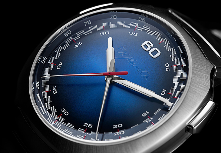 亨利慕時H. MOSER & CIE. Streamliner疾速者電光藍自動飛返計時碼錶2.0版