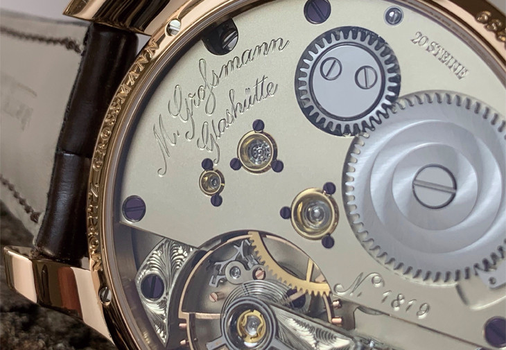 MORITZ GROSSMANN Tremblage 手工雕鑿 手上鍊腕錶精緻雕工