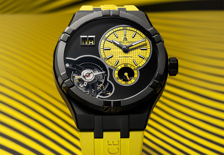艾美表MAURICE LACROIX Aikon Master Grand Date黃色款