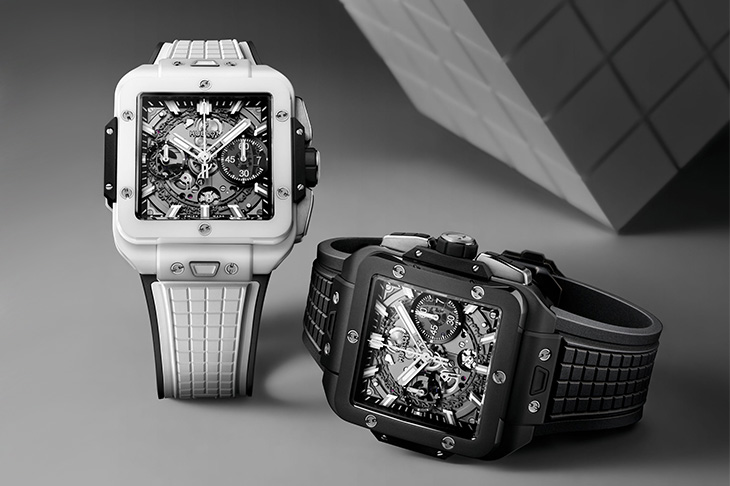 宇舶HUBLOT Square Bang Unico陶瓷計時碼錶