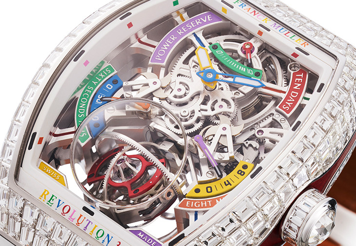 FRANCK MULLER Vanguard Revolution 3 Skeleton獨家金禧紀念腕錶