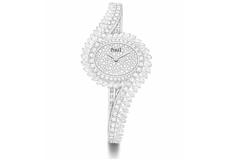 PIAGET Limelight Gala系列18K白金鑽石珠寶腕錶