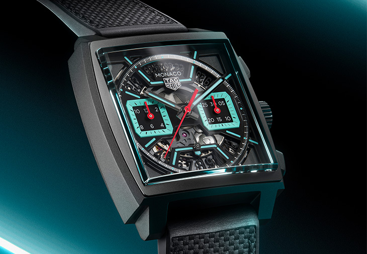 TAG Heuer Monaco Chronograph鏤空計時腕錶