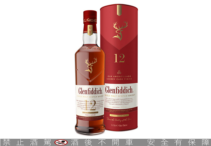 Glenfiddich格蘭菲迪12年天使雪莉單一麥芽威士忌