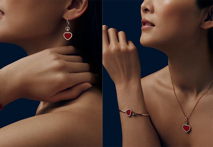 CHOPARD蕭邦 Happy Hearts系列耳環手環項鍊