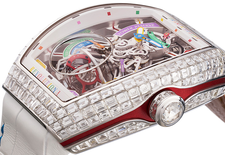 FRANCK MULLER Vanguard Revolution 3 Skeleton獨家金禧紀念腕錶
