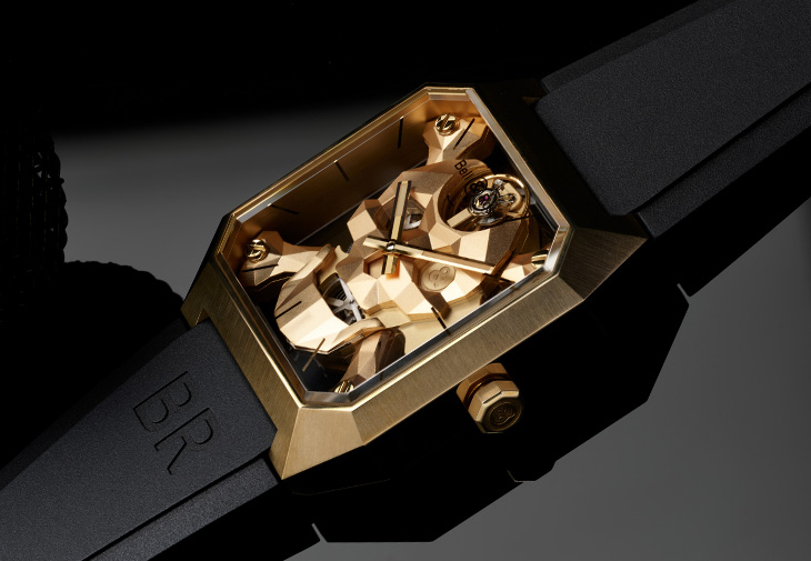 BELL & ROSS BR 01 Cyber Skull Bronze青銅骷髏頭腕錶