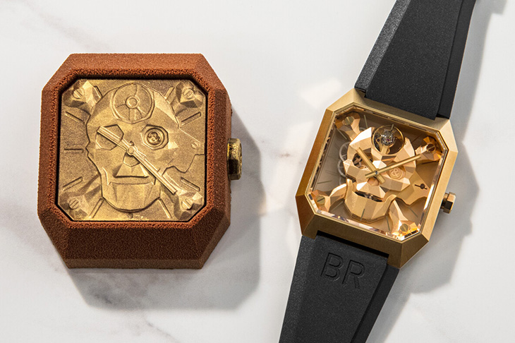 BELL & ROSS BR 01 Cyber Skull Bronze青銅骷髏頭腕錶