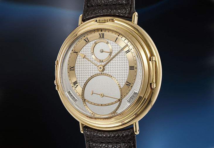 GEORGE DANIELS Spring Case Tourbillon黃金陀飛輪腕表配彈簧錶殼