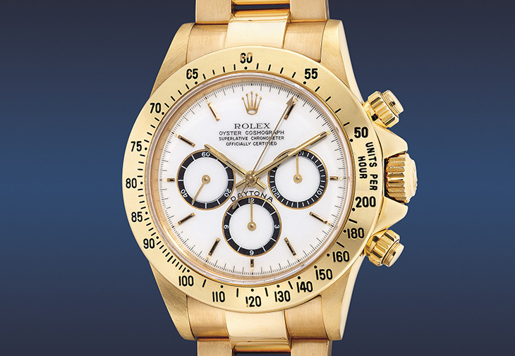 勞力士「Cosmograph Daytona」黃金自動計時鏈帶腕錶