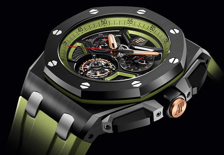 愛彼Royal Oak Offshore皇家橡樹離岸型飛行陀飛輪自動上鍊計時碼錶43mm