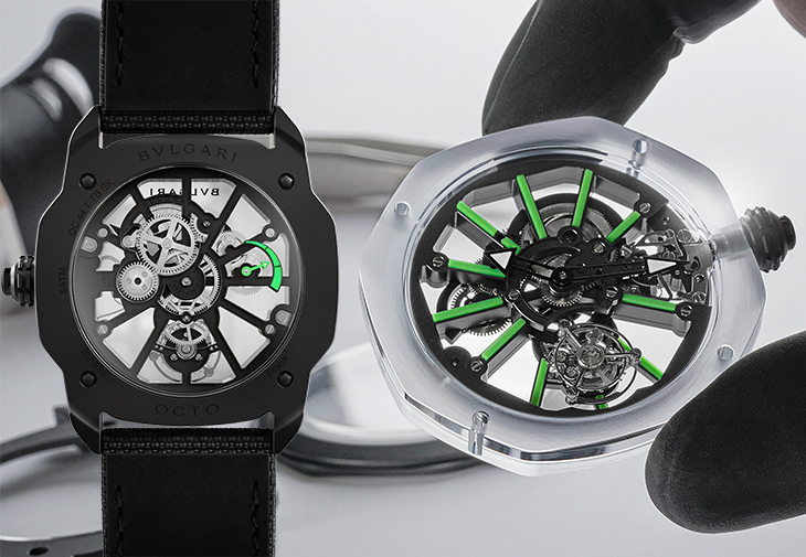 寶格麗BVLGARI Octo Roma Striking Tourbillon Saphir水晶陀飛輪腕錶