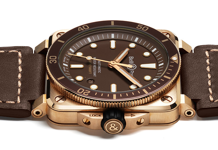 BELL ROSS BR 03 92 Diver Brown Bronze