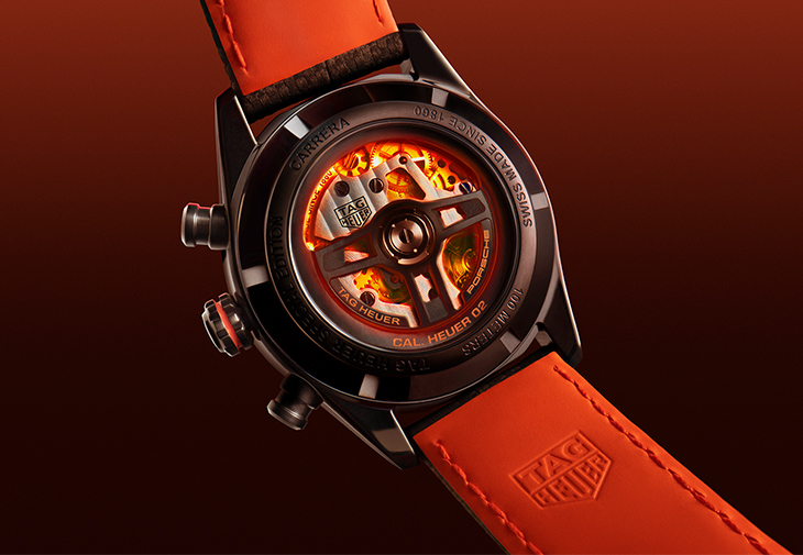 TAG Heuer Carrera X Porsche Orange Racing聯名計時腕錶