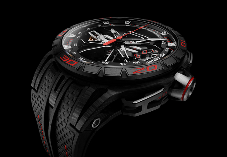 羅杰杜彼ROGER DUBUIS Excalibur Spider Flyback Chronograph王者競速系列飛返計時碼錶