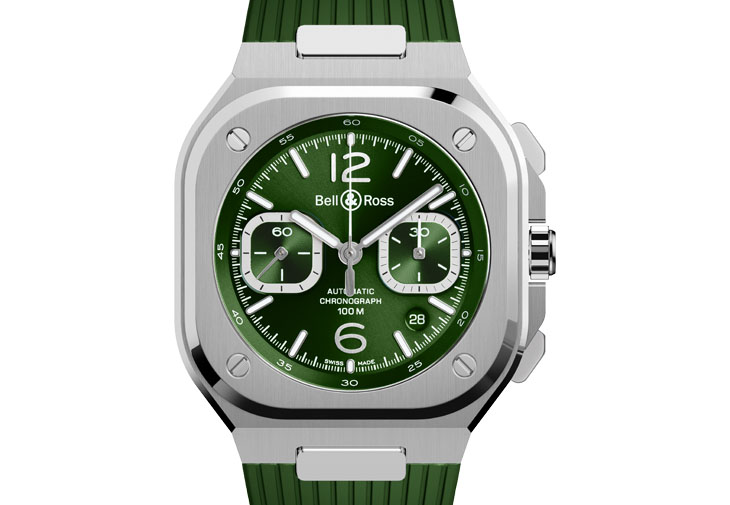 BELL & ROSS BR 05 Chrono Green Steel