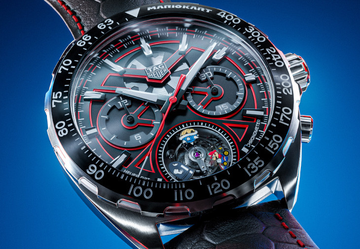 TAG Heuer X Mario Kart 瑪利歐賽車聯名限量陀飛輪計時腕錶