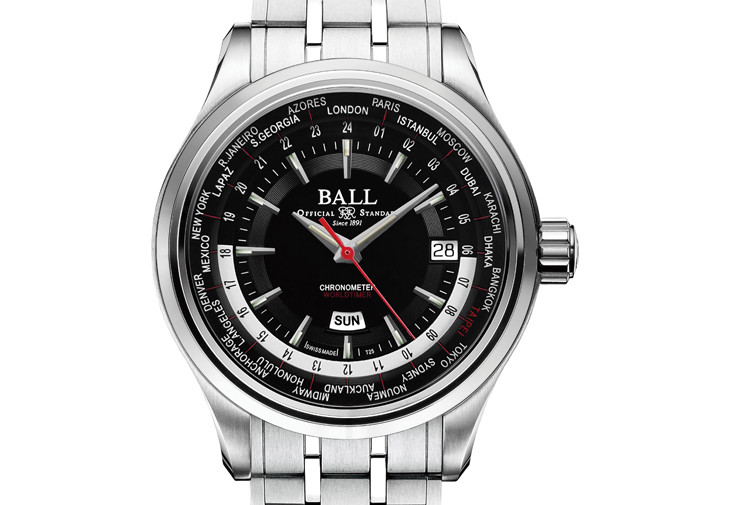 波爾錶BALL WATCH Trainmaster Worldtime Taiwan Limited Edition