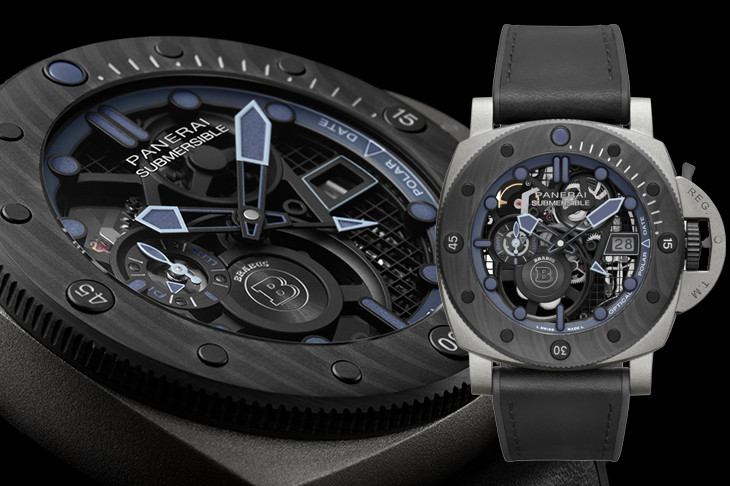 沛納海Submersible S Brabus Blue Shadow Edition專業潛水腕錶PAM01241