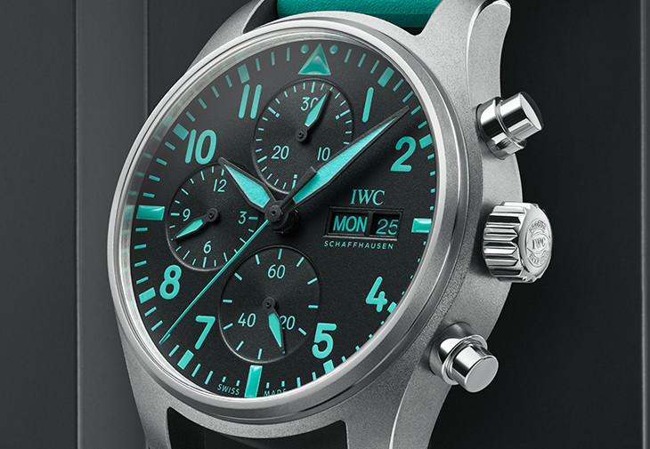 IWC萬國錶飛行員系列計時腕錶41「Mercedes-AMG馬石油Formula One車隊」特別版