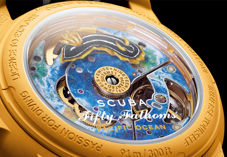 BLANCPAIN x SWATCH Bioceramic Scuba Fifty Fathoms Pacific Ocean腕錶