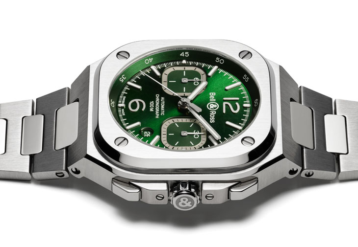 BELL & ROSS BR 05 Chrono Green Steel