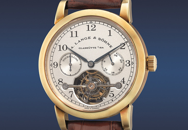 朗格「Tourbillon Pour Le Mérite」限量版黃金芝麻鏈陀飛輪腕錶