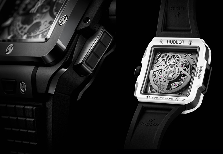宇舶HUBLOT Square Bang Unico陶瓷計時碼錶