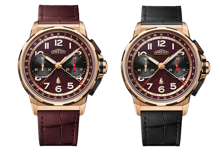 愛格錶ANGELUS Chronodate Gold x Chateau Angelus腕錶