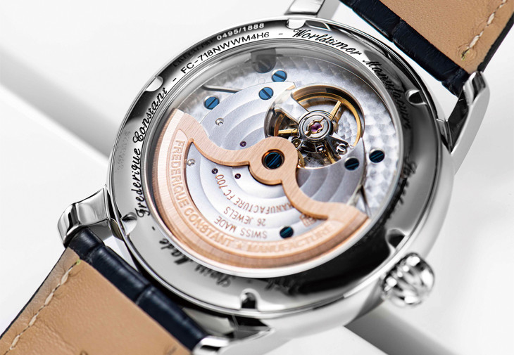康斯登FREDERIQUE CONSTANT Classics Worldtimer Manufacture百年經典世界時區自製機芯腕錶