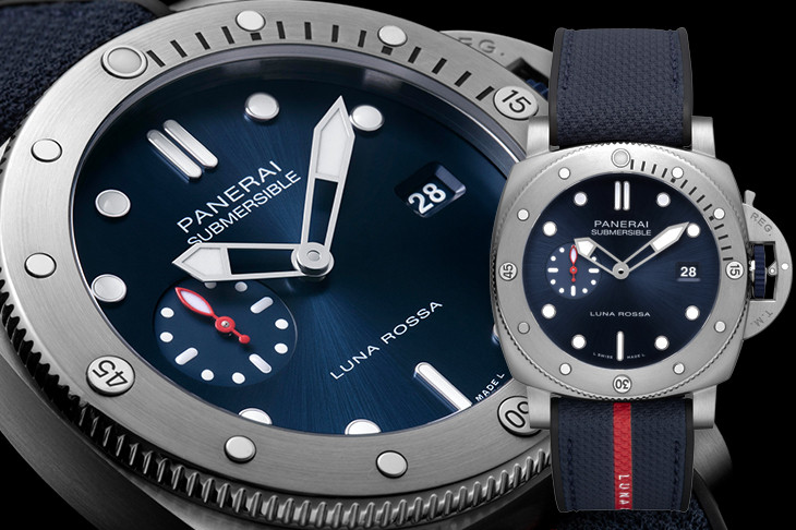 沛納海Submersible QuarantaQuattro Luna Rossa PAM01391