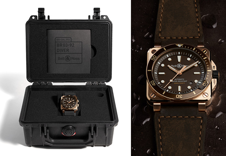 BELL & ROSS BR 03-92 Diver Brown Bronze