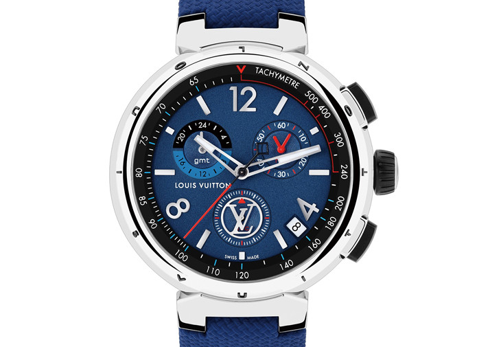 路易威登Tambour Outdoor Chronograph GMT Nautical Steel
