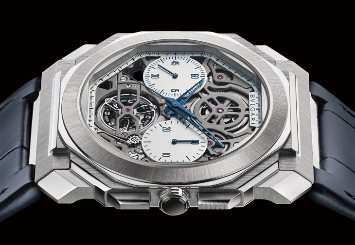 Octo Finissimo Tourbillon Chronograph Skeleton Automatic超薄自動鏤空計時陀飛輪腕錶