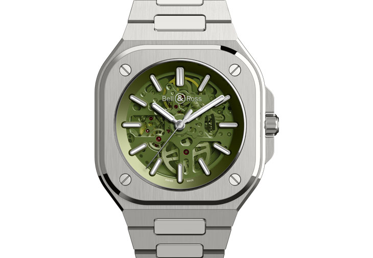 BELL & ROSS BR 05 Skeleton Green
