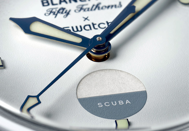 BLANCPAIN x SWATCH Bioceramic Scuba Fifty Fathoms Antarctic Ocean腕錶