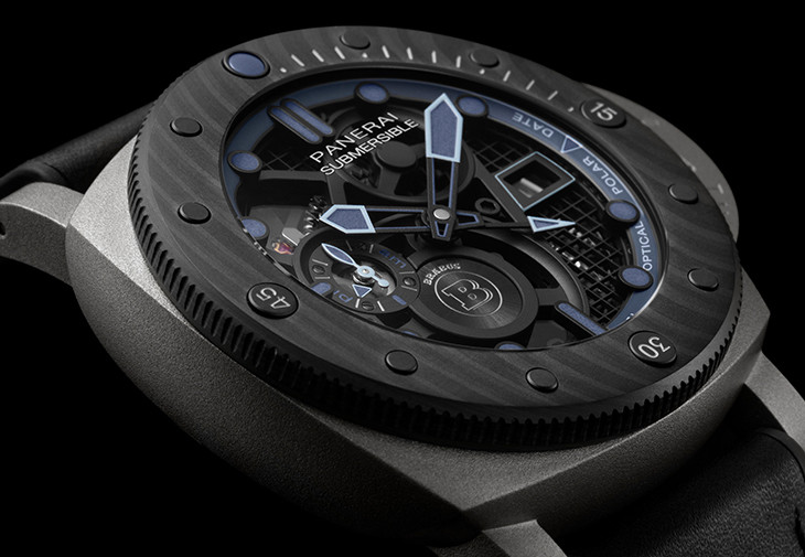 沛納海Submersible S Brabus Blue Shadow Edition專業潛水腕錶PAM01241