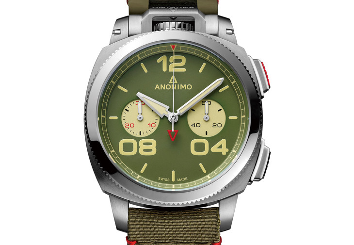 ANONIMO Militare義式軍風計時碼錶