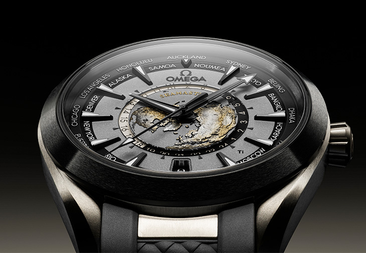 歐米茄OMEGA Aqua Terra 150米系列同軸擒縱43毫米大師天文台世界時區腕錶