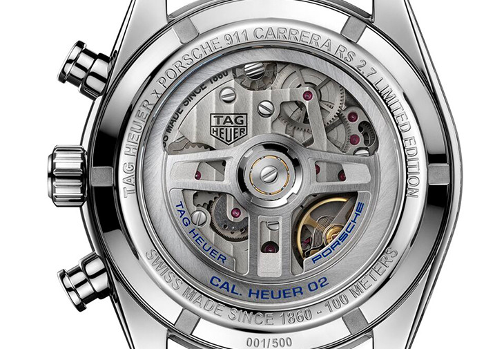 TAG Heuer x Porsche 911 Carrera RS 2.7限量計時腕錶