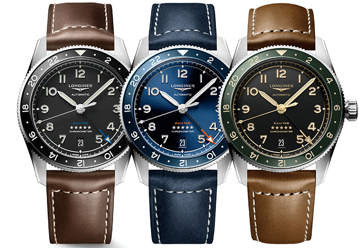浪琴表LONGINES Spirit Zulu Time先行者系列世界時區腕錶