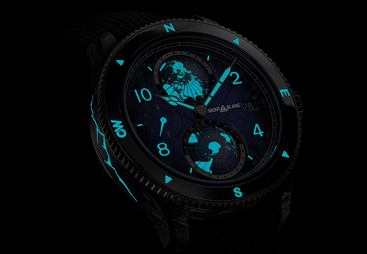 萬寶龍1858系列Geosphere世界時間零氧腕錶「Only Watch 2023」