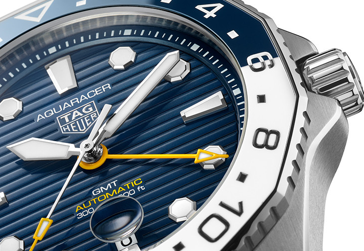 泰格豪雅Aquaracer Professional 300 GMT兩地時間腕錶