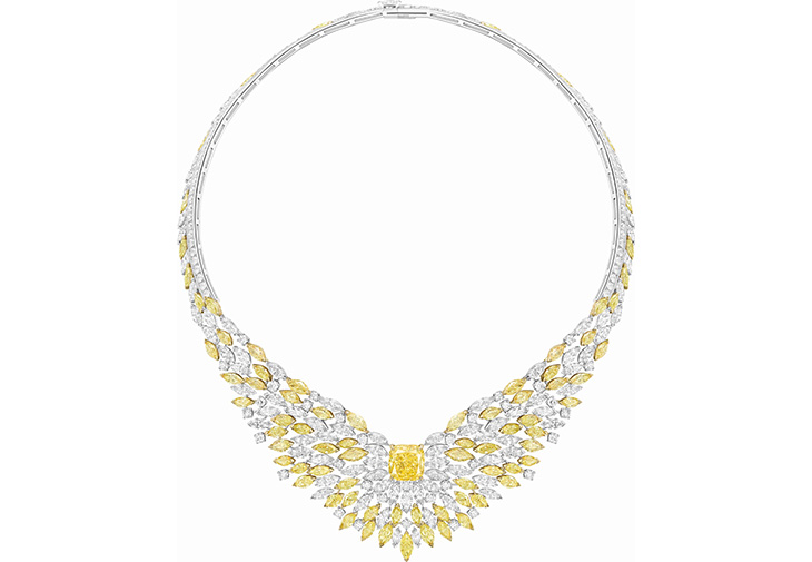 PIAGET Golden Oasis頂級珠寶系列鉑金黃鑽項鍊